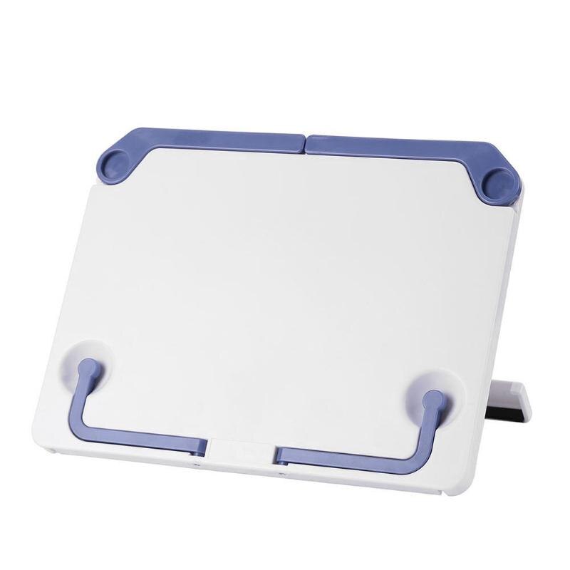 Bærbar bogstøtte stativ læsebog stativ bøger opskrift hylde foldeholder organizer til musik partitur opskrift tablet bogholder