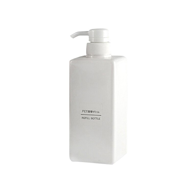 250/450/650ml plastic reisflesjes met vierkante, doorzichtige zeepdispenser, lege fles vloeibare douchegel en schuimpomp: Wm