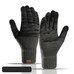Touch Screen Handschoenen Voor De Winter Wol Gebreide Heren Handschoenen Vrouwelijke Warme Mitten Outdoor Rijden Koude-Proof Handschoen guantes Mitt: Dark Gray