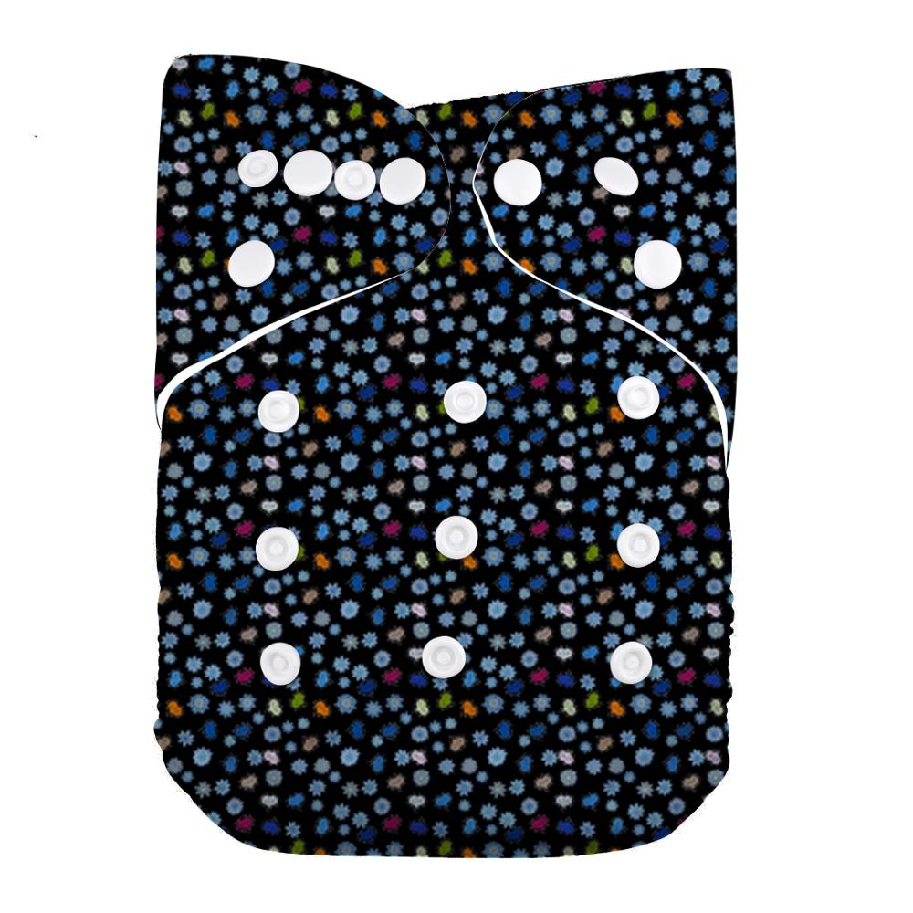 Couche lavable lilbit, taille unique, ajustable, lavable et réutilisable, pour bébés filles et garçons: Bl72