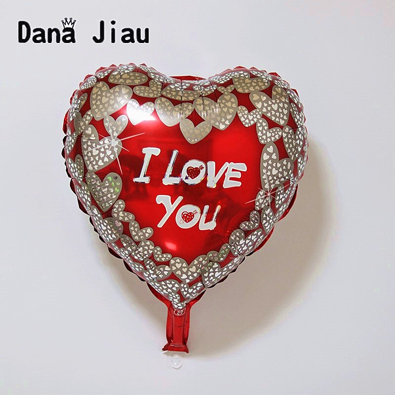 18Inch I LOVE YOU red heart wedding Balloon Birthd... – Grandado