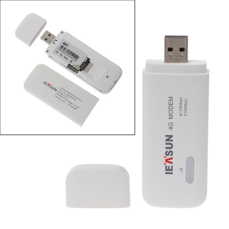 Adaptador de red de módem USB 4G LTE con WiFi, punto de acceso, tarjeta SIM, enrutador inalámbrico 4G
