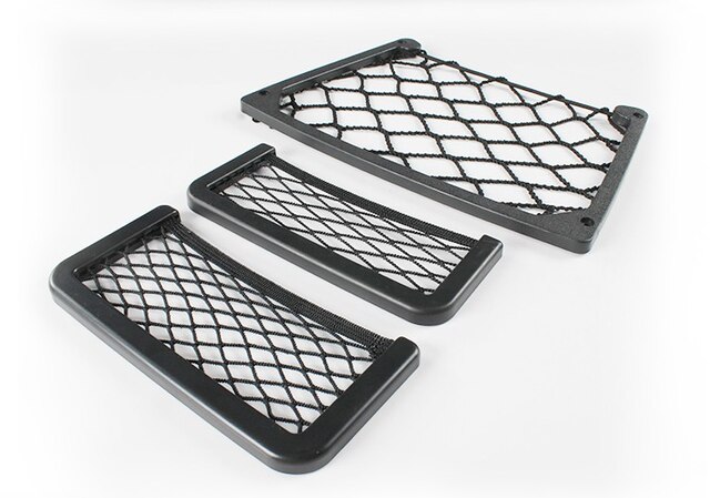 RV storage net storage net pocket black storage bag mobile phone net pocket: Size A B C