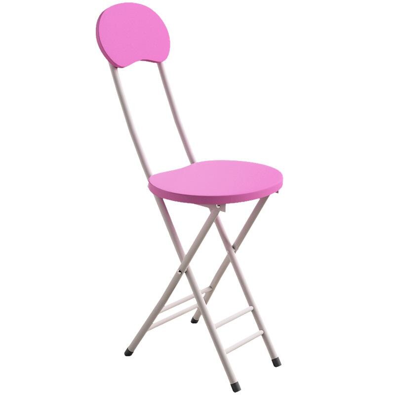 Sammenklappelig stol hjem spisestol taburet træningstol studerende sovesal enkel computer stol sammenfoldelig skammel: Stil 4