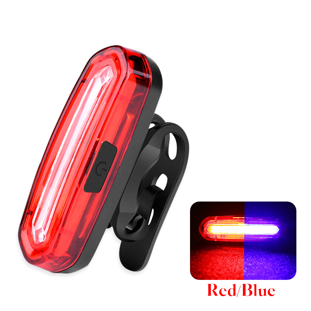 Luz trasera de bicicleta de carretera MTB, luz trasera de bicicleta LED recargable por USB, luces traseras de advertencia de bicicleta fáciles de instalar para seguridad de conducción nocturna: YELLOW