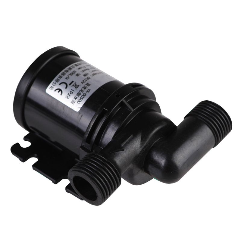 DC12V/24V Solar Brushless Motor Water Circulation Water Booster Pump Silent High Lift Submersible Pump 1/4 Inch