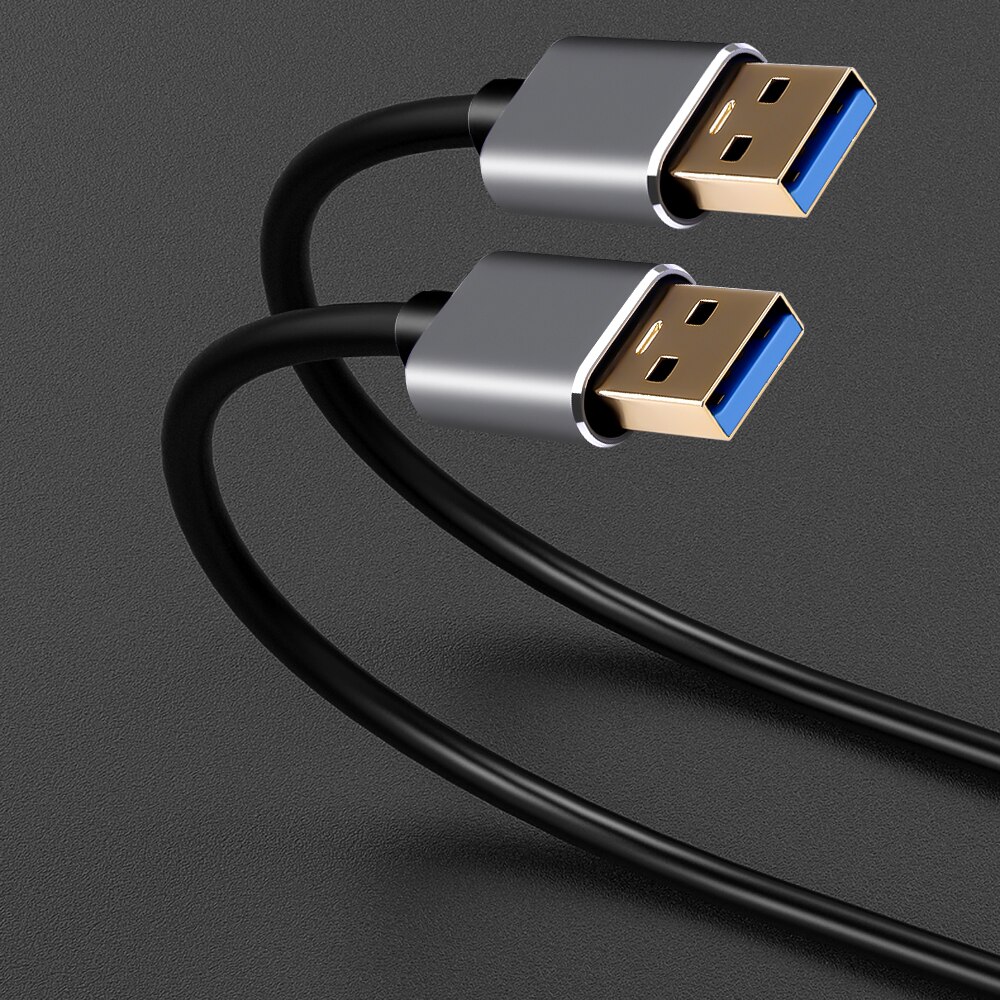 Kebidu 1M USB A Cable USB tipo A macho USB 3,0 Cable de extensión para disco duro Webcam USB 3,0 Cables de extensión de Cable