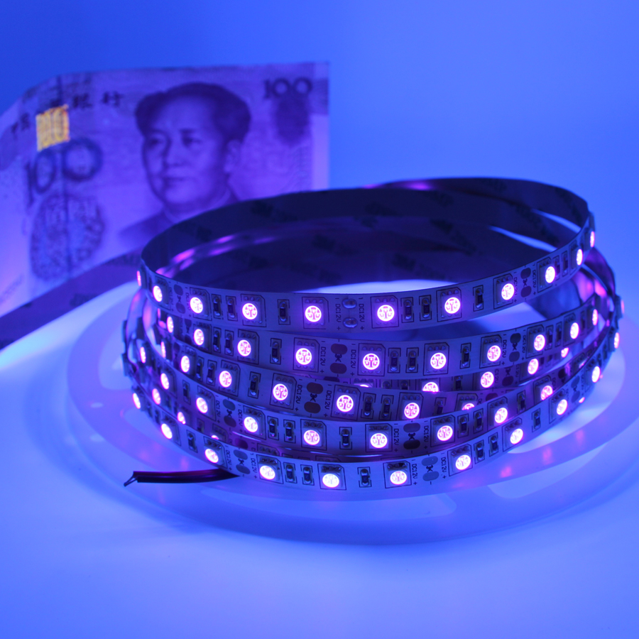 Batterie USB UV LED Streifen Licht 5050 395-405nm UV Lampe LED Nagel Lampe USB 5V schwarzlicht UV Band lampe Gel Polieren Nagel DJ Fluoreszieren