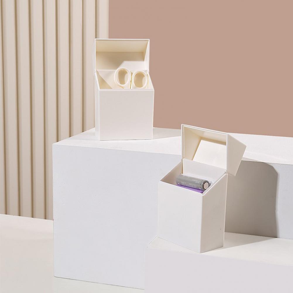 Schubladen-Sortierbox, praktische kleine kompakte Schubladen-Sortier-Aufbewahrungsbox, weißer Aufbewahrungskoffer