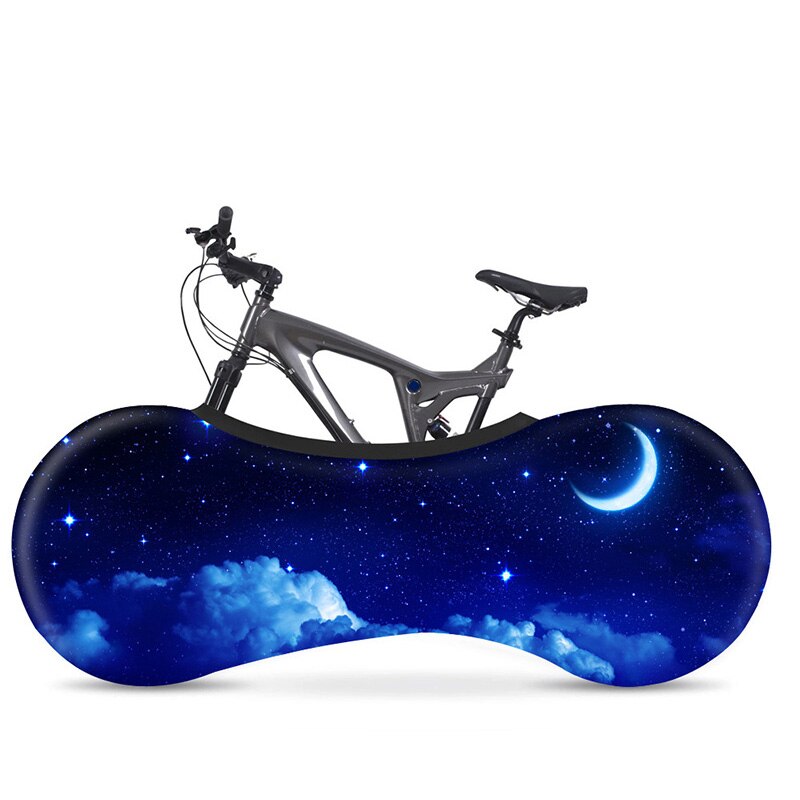Hssee moon-serien cykeldæksel elastisk mælkesilke indendørs cykeldæk støvdæksel cykeltilbehør: 16