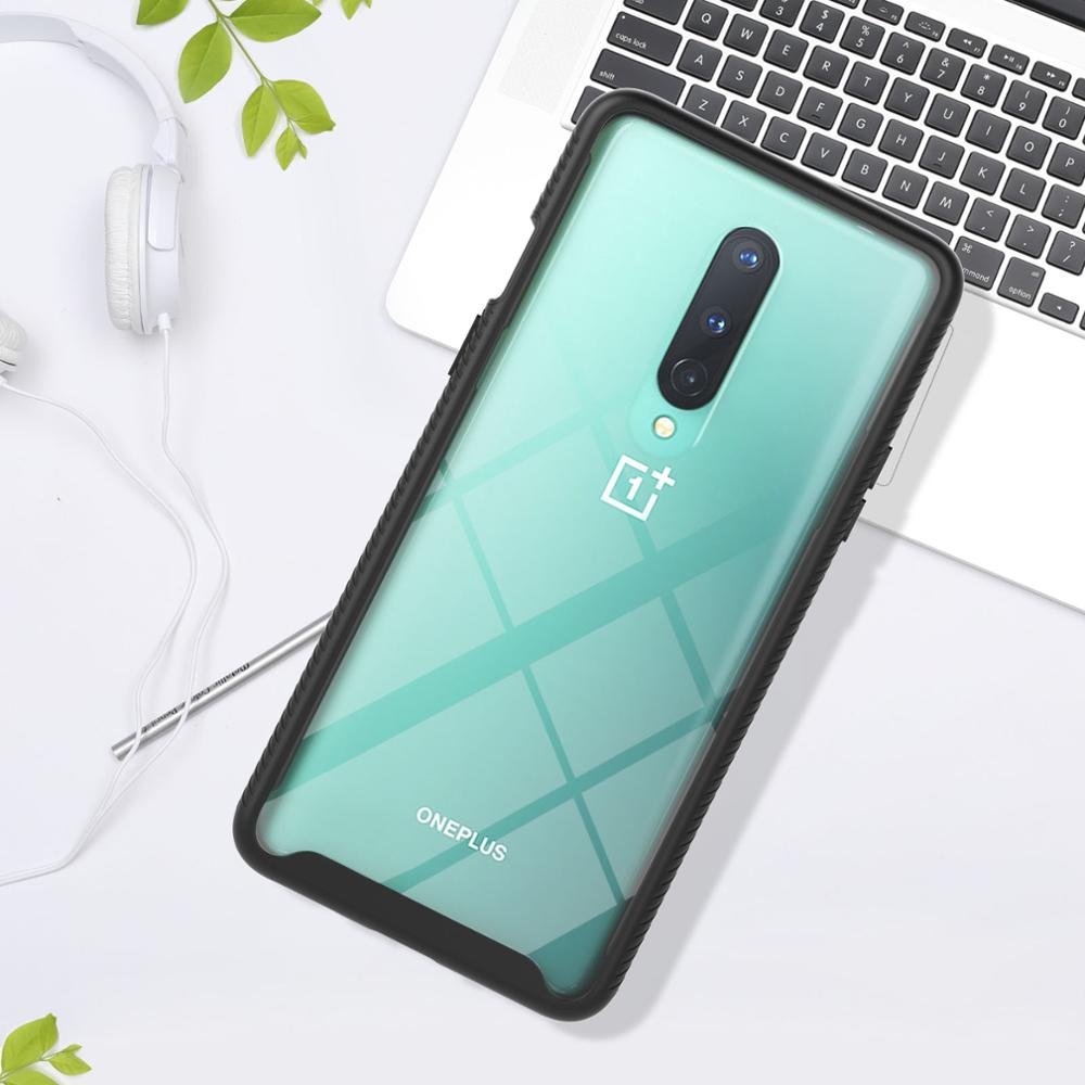 360 Full Body Slim Armor With Front Frame Case For OnePlus 8 Pro Nord 5G Anti-Fall Protective Transparent Back Cover: For OnePlus 8 Pro