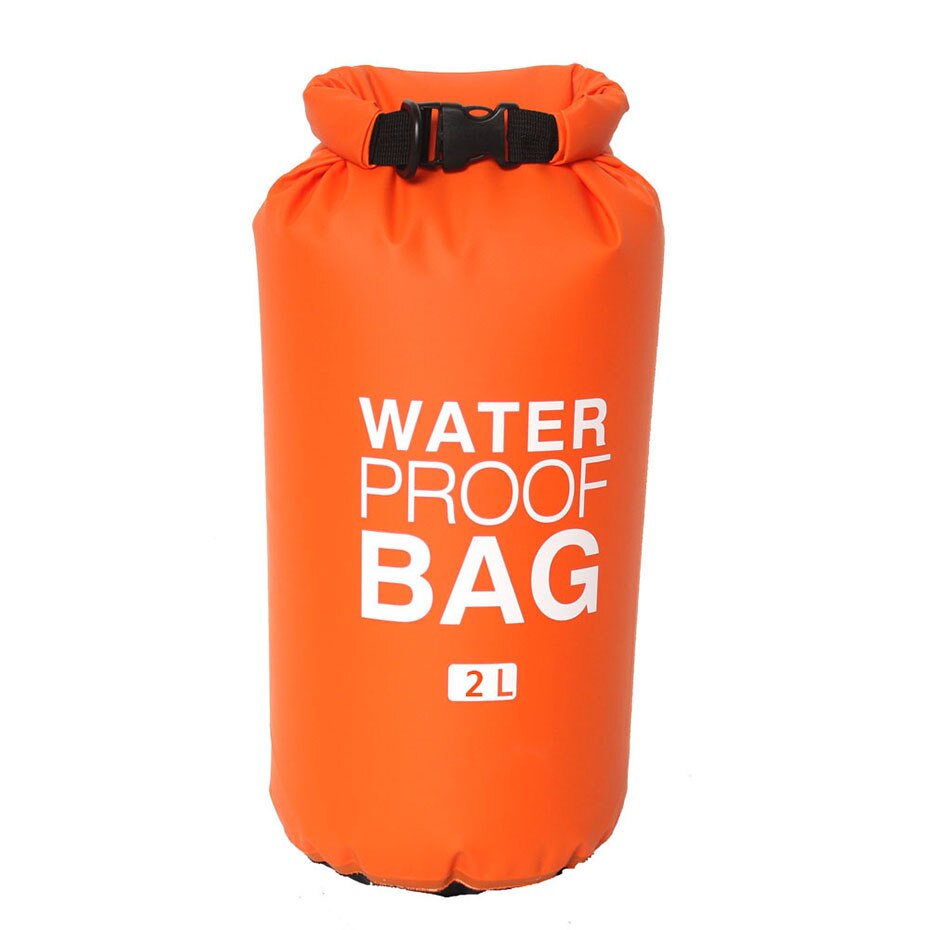 MARJAQE Camping hiking PVC waterbag waterproof bag Camping Dry Bags Outdoor Traveling Ultralight Rafting Bag waterproof box 2L