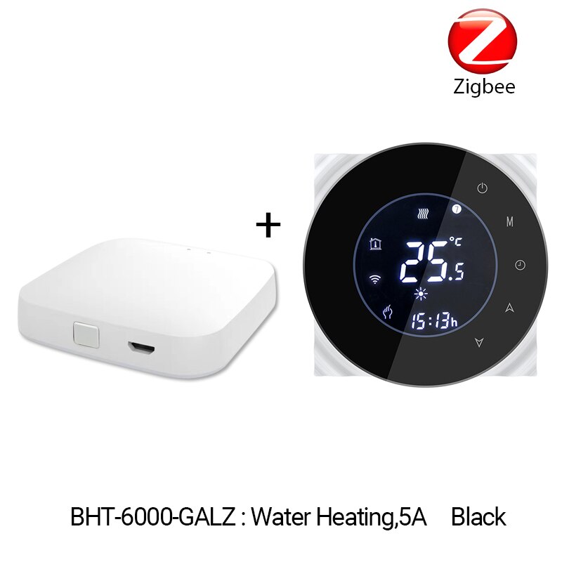 ZigBee Clever Thermostat Temperatur Regler Hub Erforderlich Wasser/Elektrische Boden Heizung Wasser/Gas Kessel Mit Alexa Google Hause