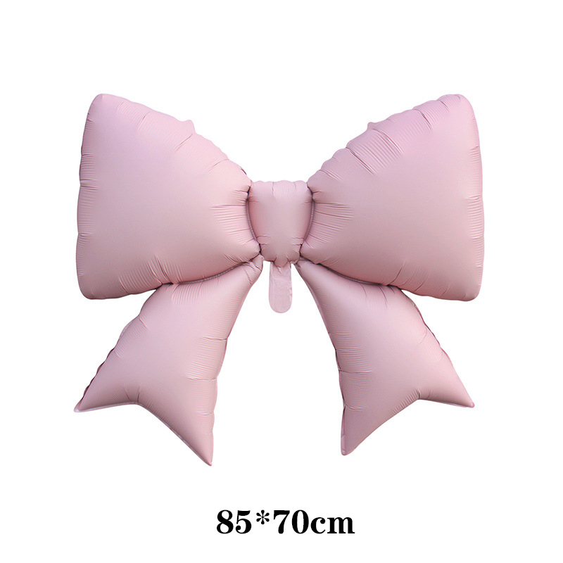 Strikvormig thema folie matte strik kinderverjaardagsfeest decoratie grote vlinderballon fotorekwisieten jubileum evenement decoratie: Duidelijk