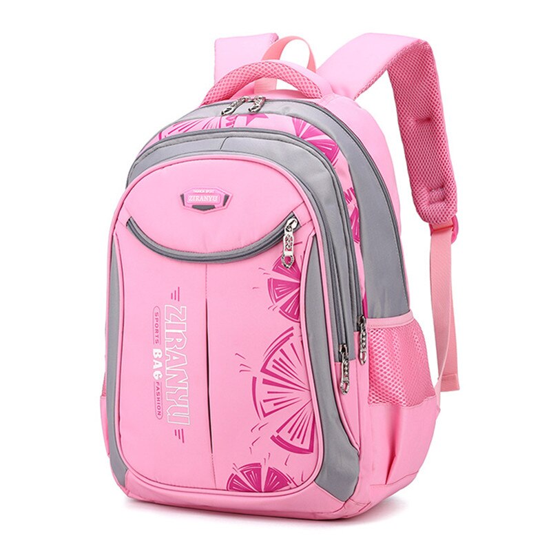 Sacs d'école imperméables pour enfants, pour garçons et filles, sac à dos d'école primaire, cartable pour livres,: light pink