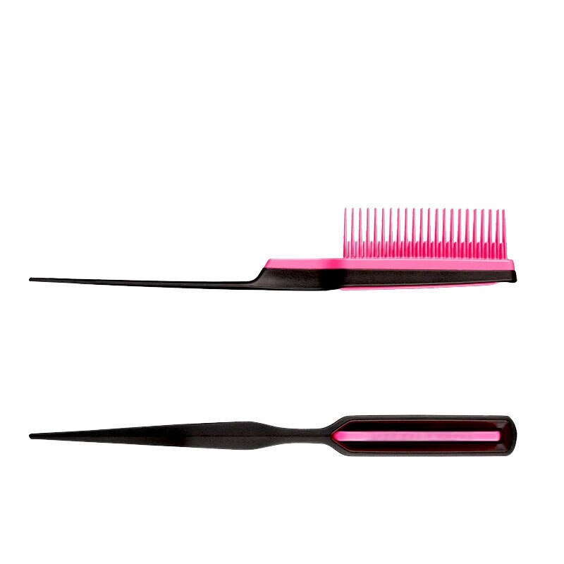 1pc hår kam spids hale kam drilleri krøllet hår antistatisk massage runde tand hår børster barber tilbehør