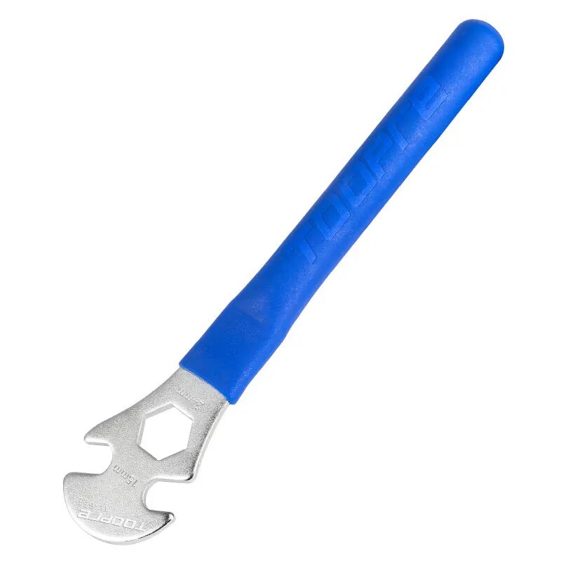 Chave de remoção de pedal de bicicleta de montanha, ferramentas de reparo de desmontagem de bicicleta, 15mm, ferramentas de desmontagem e instalação estendidas: Default Title