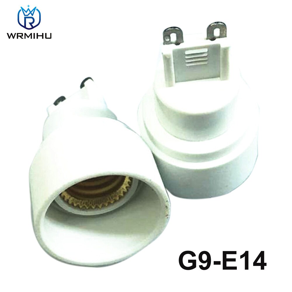 1PCS AC220V G9 To E14 6A Socket Base For Halogen CFL Light Bulb Lamp Adapter Converter Holder Light Bulb Base Socket Conversion