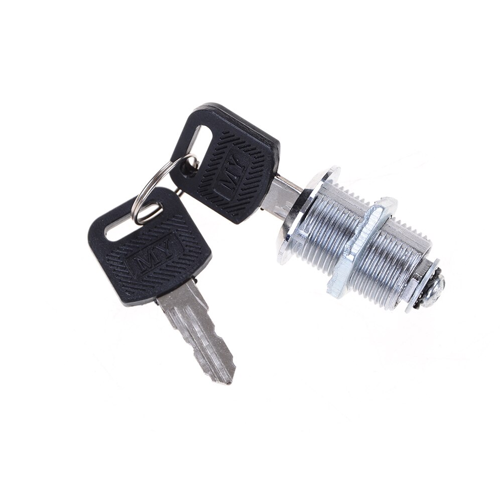 1Pcs Cam Cilinder Sloten Deur Kabinet Mailbox Ladekast Locker Security Meubels Sloten Met Plastic Toetsen Hardware