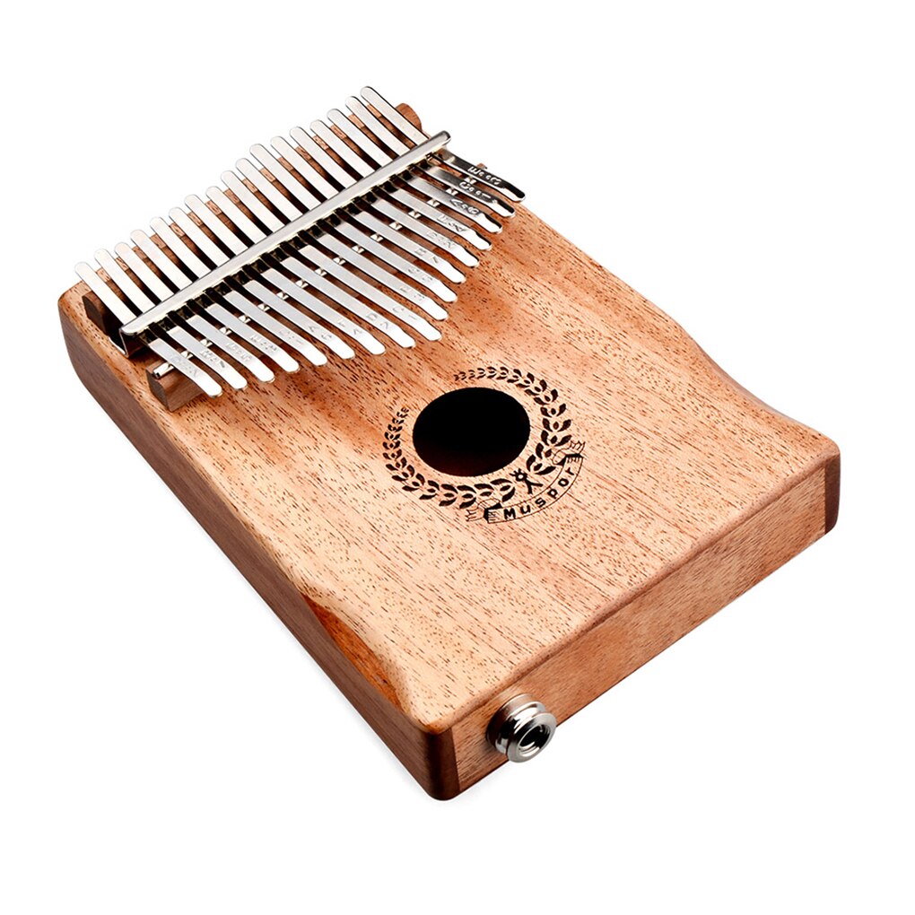 17 Keys Eq Kalimba Acacia Thumb Piano Link Speaker Grandado