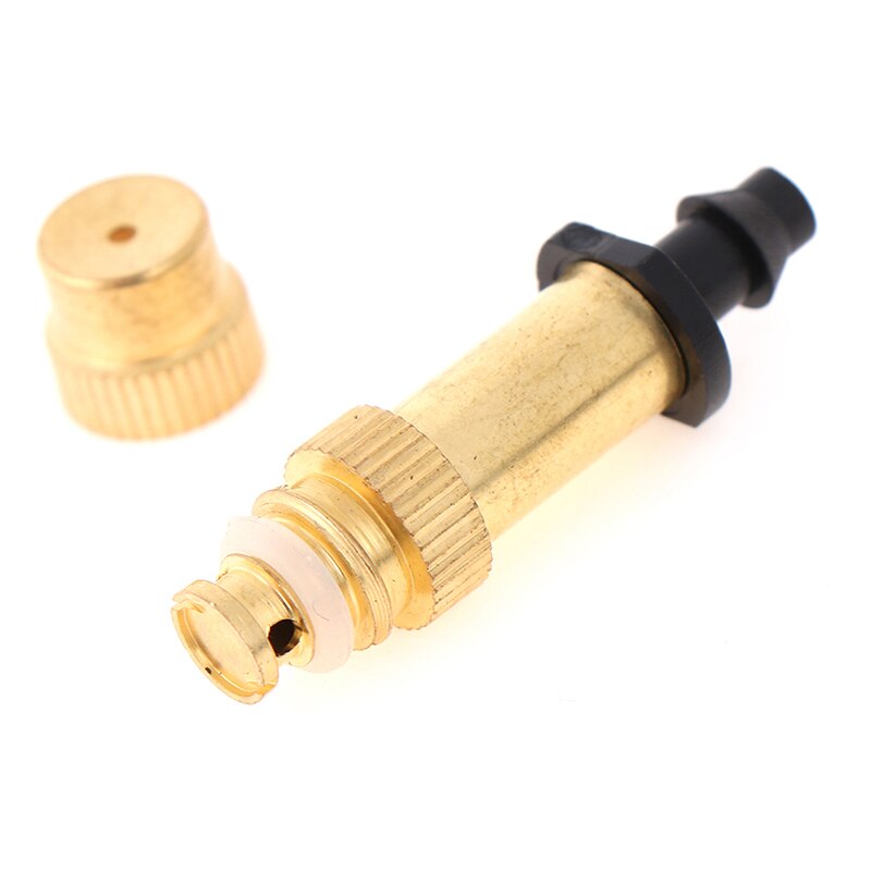 1/4 " koppar atomiserat jordbruk växthus trädgård vattning sprinkler dimma bevattning sprutmunstycken mässing vattendimma