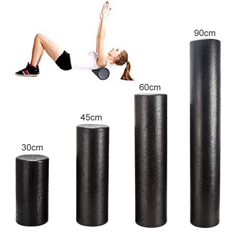 Epp pilates yoga block roller yoga skum eva fitness triggerpoeng skumrulle kroppsmassasjeøvelser gym trening svart
