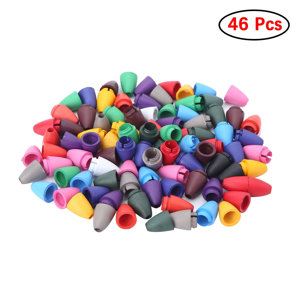 46 st plastbrytande spännband snodd säkerhetsbrytare fatkontakter för tandhalsband halsband armband smycken: Default Title