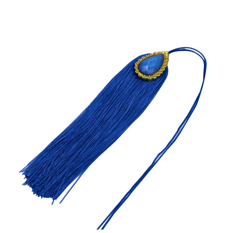 Handgjorda buddha pärldisk dekoration polyester tofsar med hängande ring siden  r9jf: 12