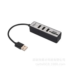 10 CM SD Charger Extension Lijn Hub Meer dan Splitter Stijl 3USB Oplaadkabel Fast Lading USB Verlengkabel