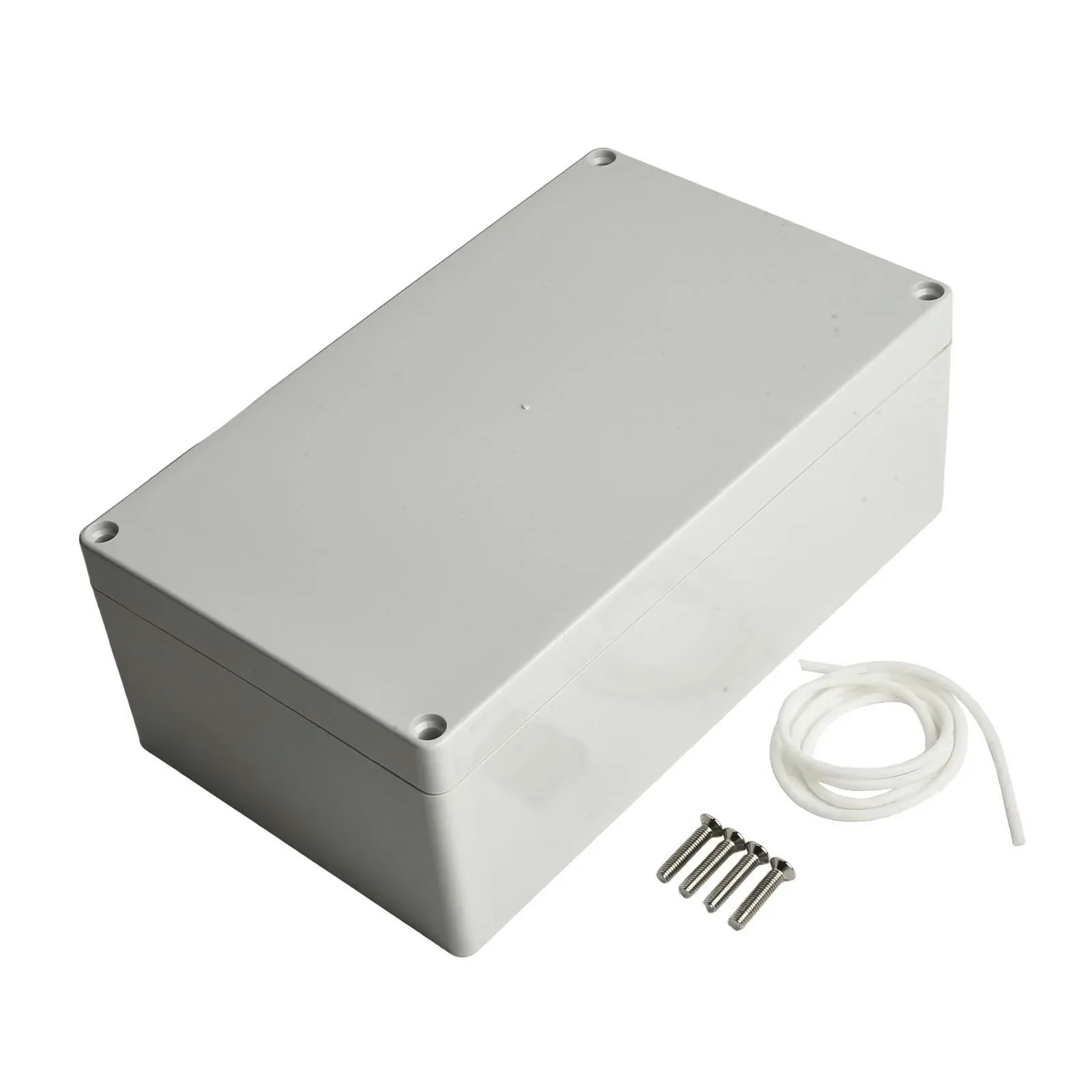 Caja de electrónica ABS, caja de proyectos electrónicos para uso en interiores, opciones de tamaño flexibles para personalización de conectores