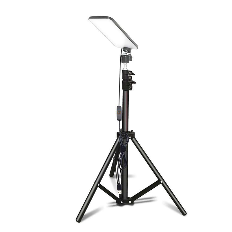 1pc udendørs campinglamper bærbar multifunktionel led-lampe genopladelig arbejdslampe teleskopisk justerbar stativ usb-drevet