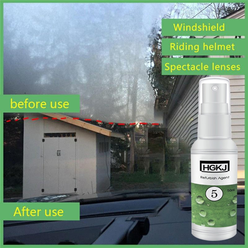 Biltilbehør 1pc 50ml antidugmiddel vandtæt regntæt anit-dug spray til forrude glas anti dug briller bil rengøring