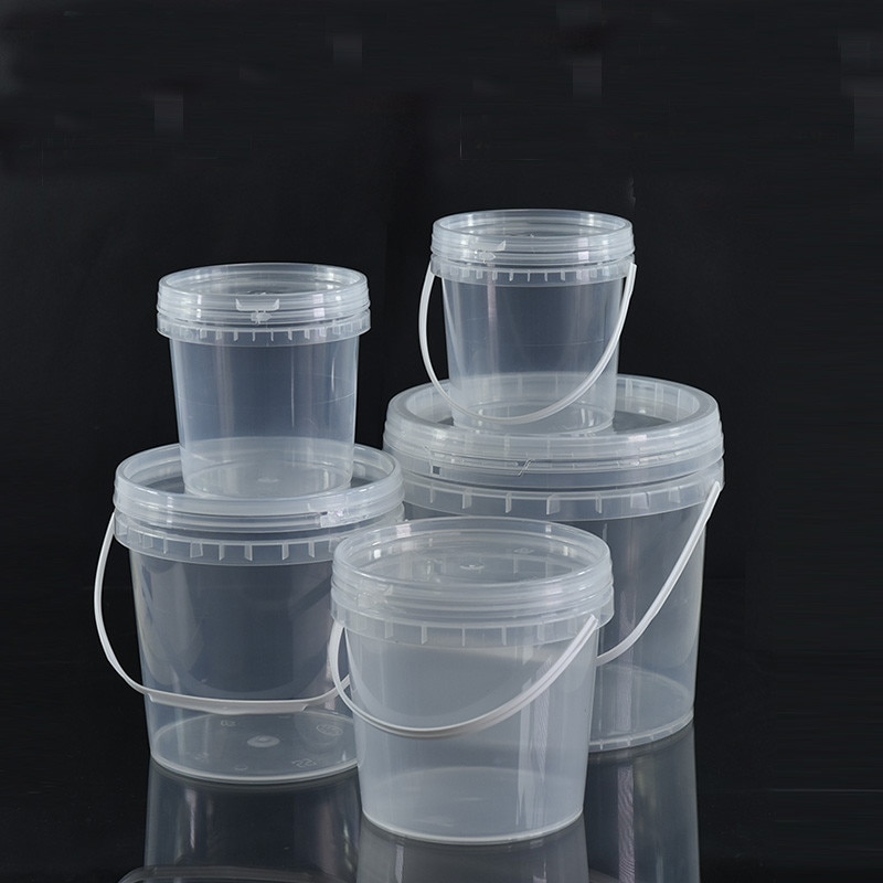 Fortykket plastik suppe spand isterning hummer mad opbevaring forseglede dåser vand spand kande 1/2/3/5/8/10l 1pc