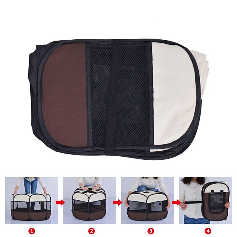 Jaula para perro en exteriores, jaula para mascotas grande y portátil para perros pequeños, vallas para mascotas, carpa, casas para parque de juegos plegable para interiores, jaula para cachorros y gatos