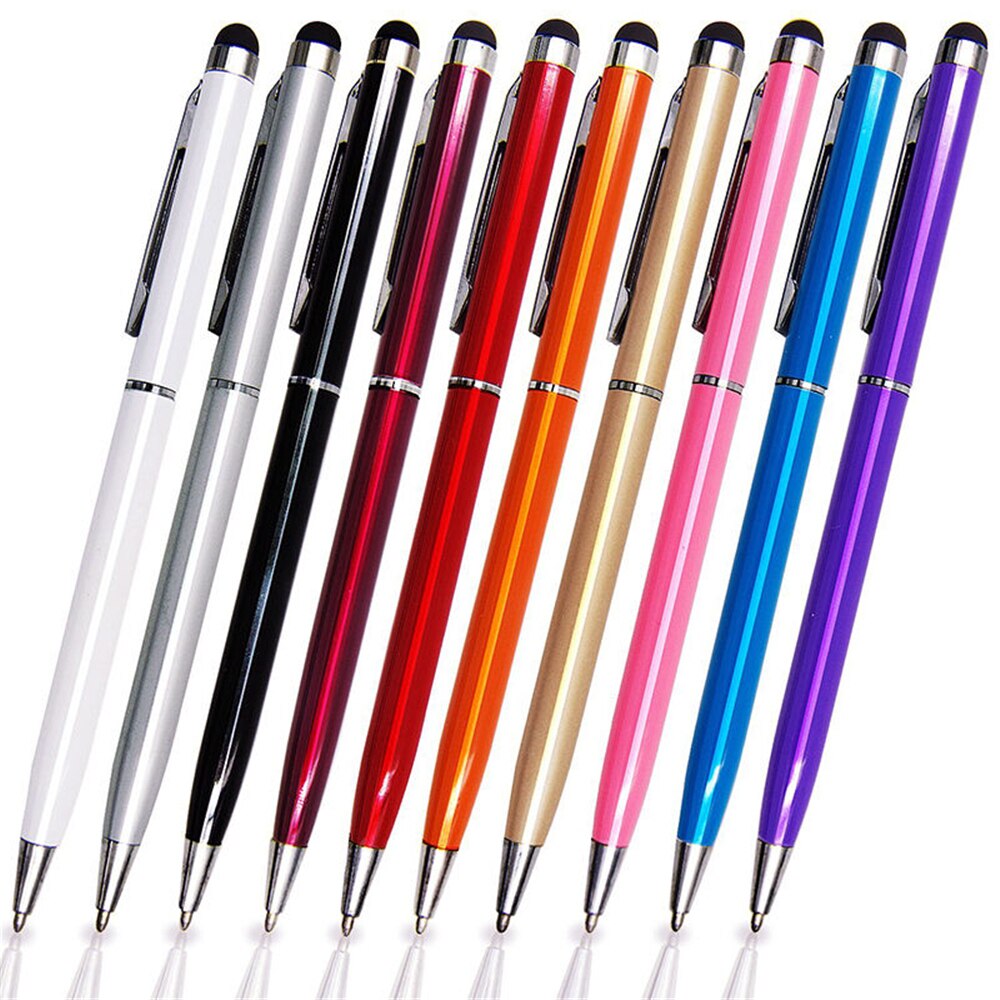 Lot 10X2 In1 Screen Stylus Balpen Voor Ipad. Iphone. Samsung.Tablet