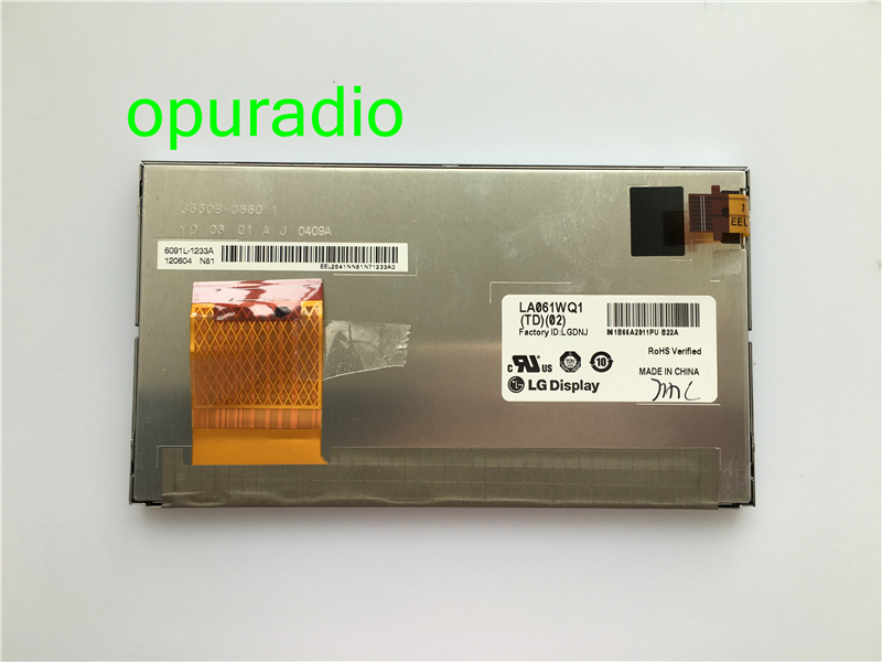 LA061WQ1 (TD) (02) LA061WQ1-TD05 LA061WQ1-TD02 Original de 6,1 pulgadas pantalla LCD 480*272 TFT para Toyota Camry