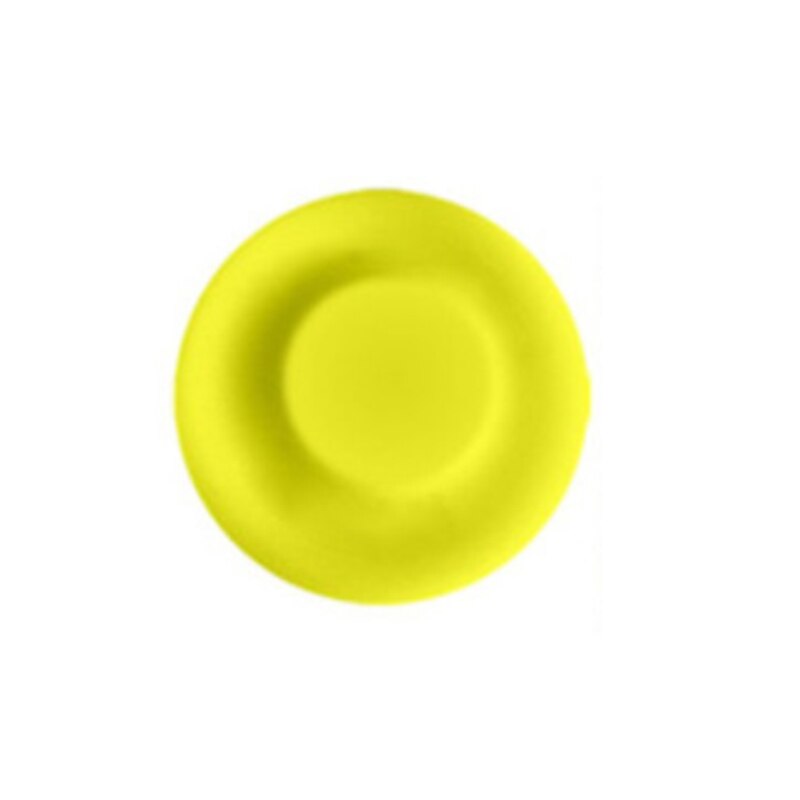 1/2pcs 6 colors Flying Discs parent-child interactive sports circular silicone flying disk game Outdoor sports flying toys: yellow