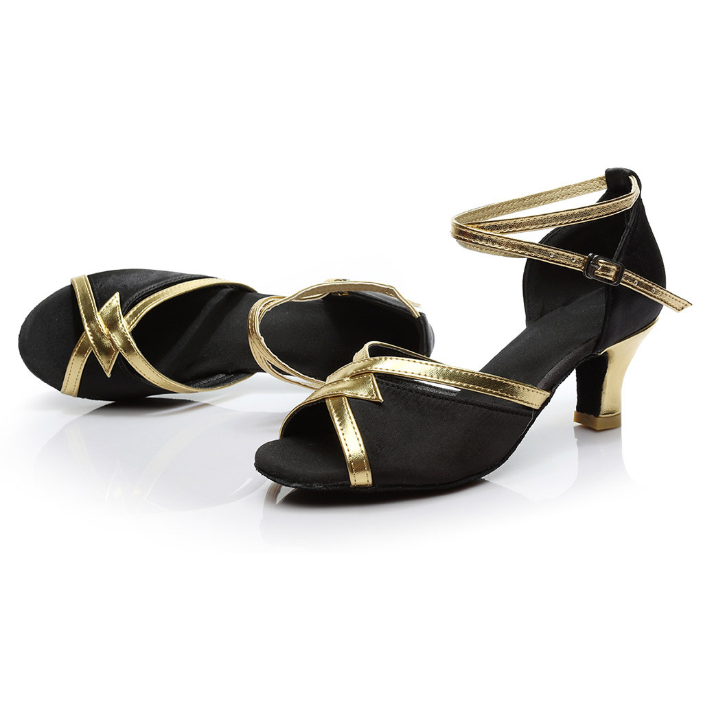 SAGACE Women's Sandalss Women Solid Rumba Waltz Prom Ballroom Latin Salsa Dance Shoes Sandals L0119