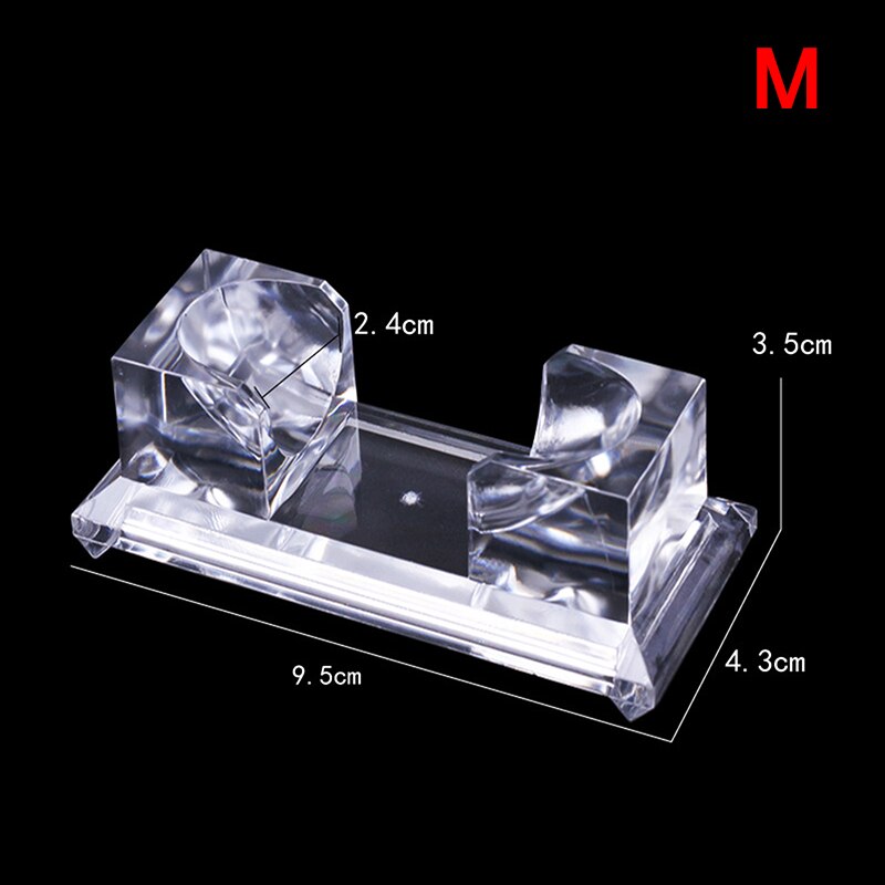 Acrylic Bracelet Jewelry Wrist Watch Display Rack Holder Show Case Stand Tool Clear Plastic Display: M