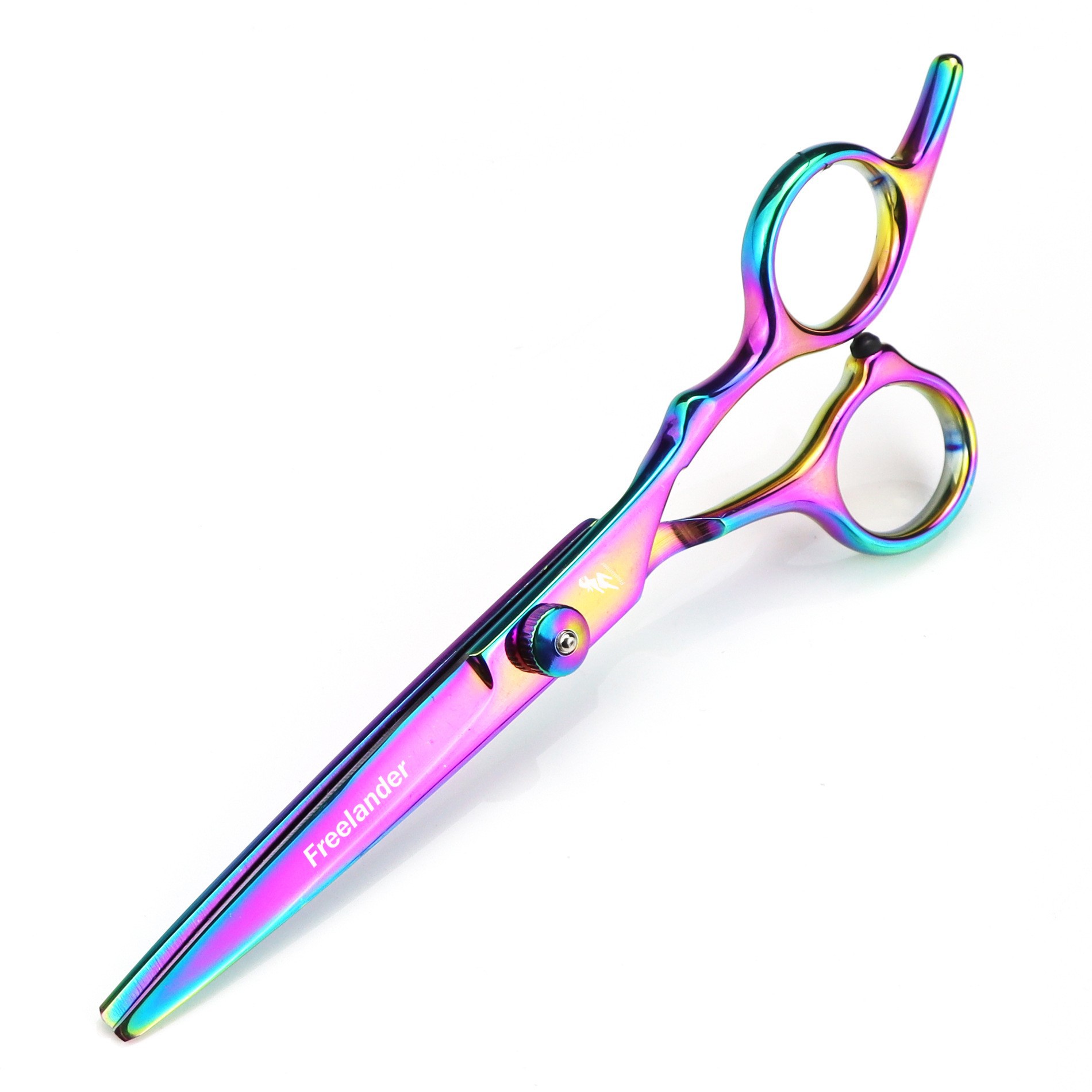 6 Inch Hair Scissors Thinning Barber Cutting Hair Shears Scissor Tools Stainless Steel Hairdressing Scissors 1PC: WHITE