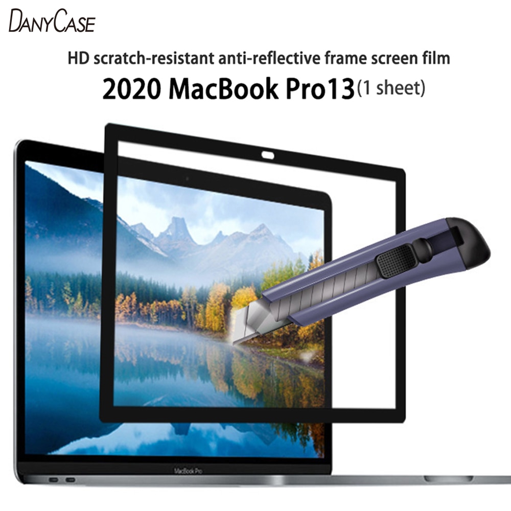 Apple Macbook Screen Protector Bubble-Gratis Lcd Screen Protector Met Zwart Frame Voor Macbook Air 13 "A1932 a2179