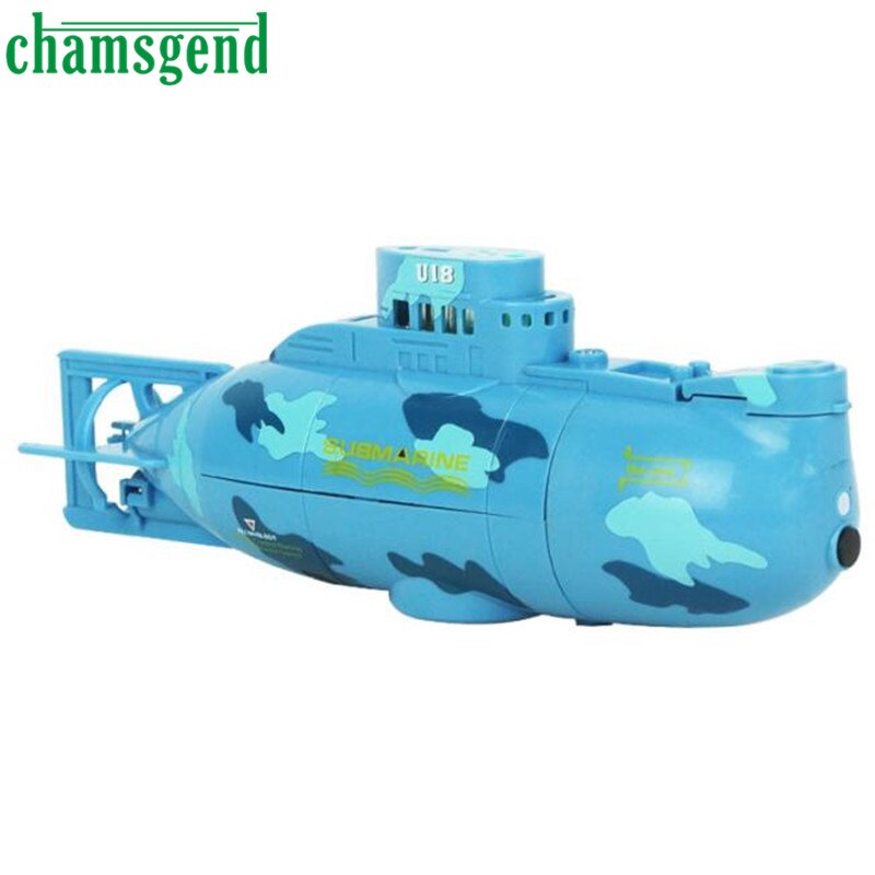 Chamsgend RC Water Boat 6CH Speedboat Model High Powered 3.7V Toy Boat Plastic Model Large RC Submarine Outdoor Toys Feb10