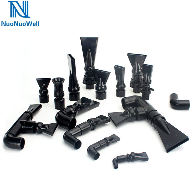 NuoNuoWel 2x Aquarium Outlet Flat Duck Bill Pipe Connector 360 Degree Adjustable Inlet Jet Water Fittings Fish Tank DIY