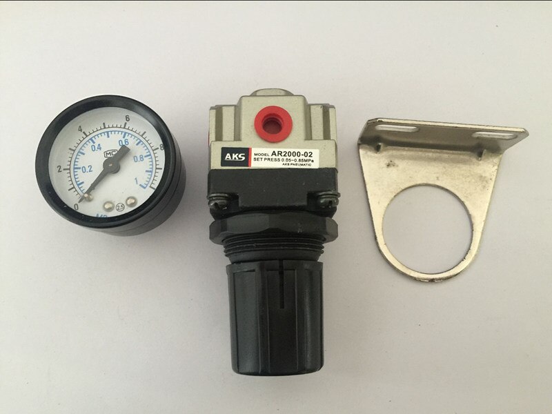Pneumatische Luft Druckregler AR2000-02 Gewinde 1/4 zoll
