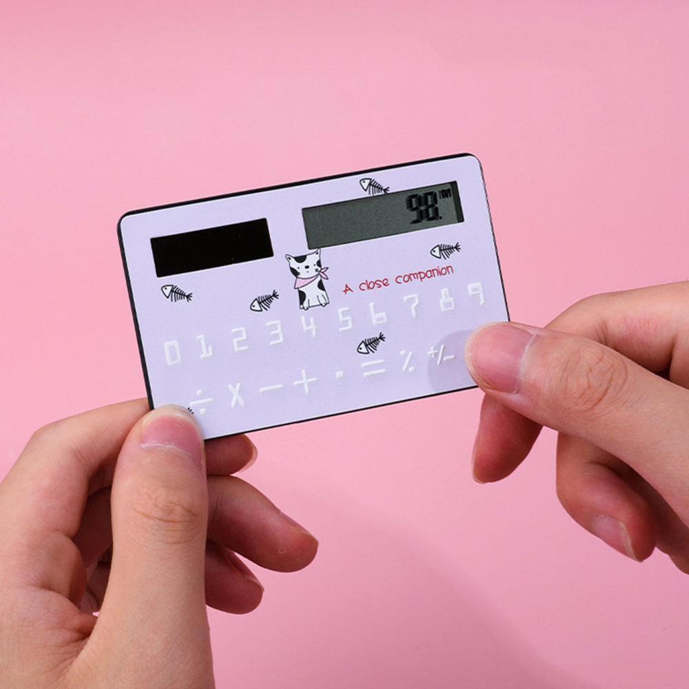 Calculadora de energía Solar de 8 dígitos con cálculo aritmético táctil portátil útiles para exámenes para estudiantes calculadora Sc X1X4