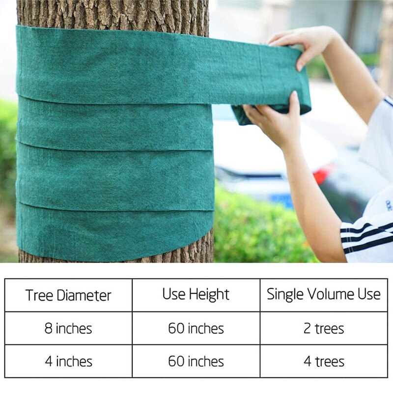 Boom Protector Wraps Wintervast Boom Kofferbak Protector Guard Bandage Planten Bandage Verpakking Boom Wrap Voor Warm Houden