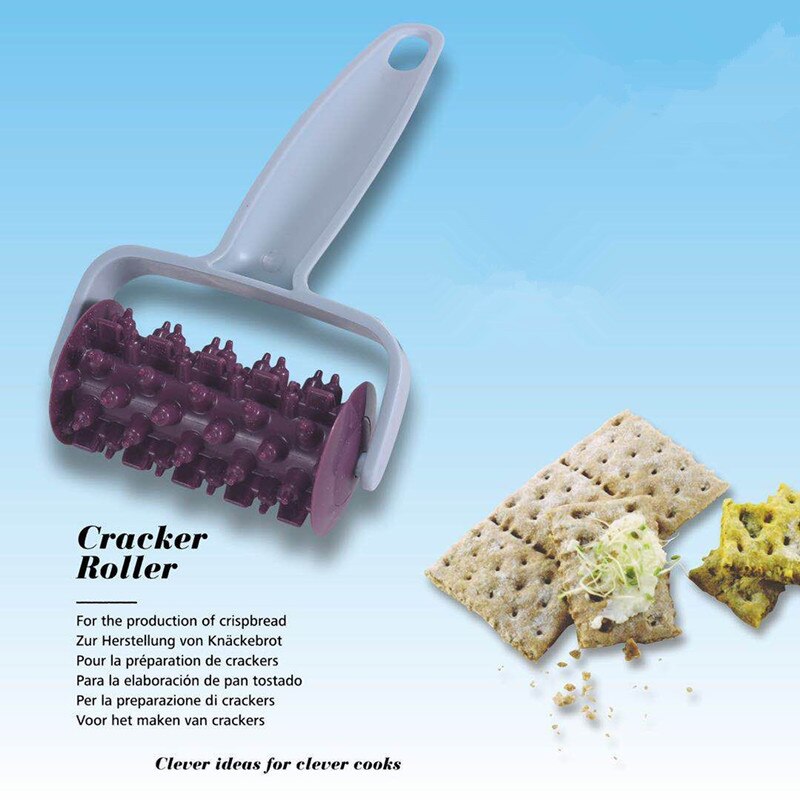 MAMMA HAND DIY Cookie Cutter Roller Bakken Tools Deeg Roller Lattice Cutter Cookie Cutter Rolling Biscuit Cutting Gebak Blade: Style G