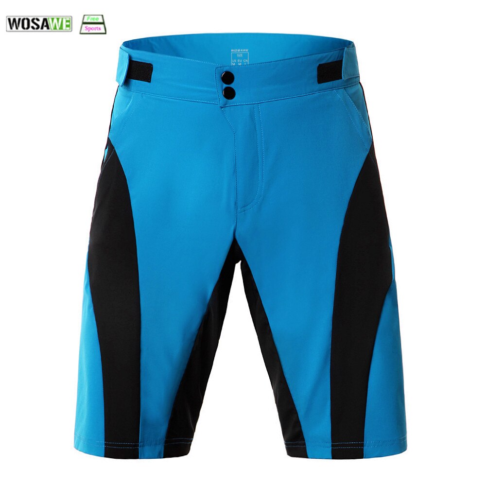 Wosawe cykelshorts cykeltøj road mtb loose fit vandtæt cykling kort fritid mountainbike cykel polstret undertøj