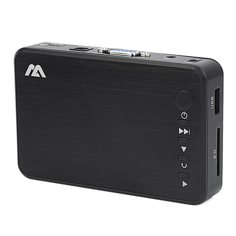 Multi Tv Media Player Hdmi-Compatibel 1080P Hd Ondersteuning Vga Usb Sd Mmc Rmvb MP3 Avi Mpeg Mkv crt Met