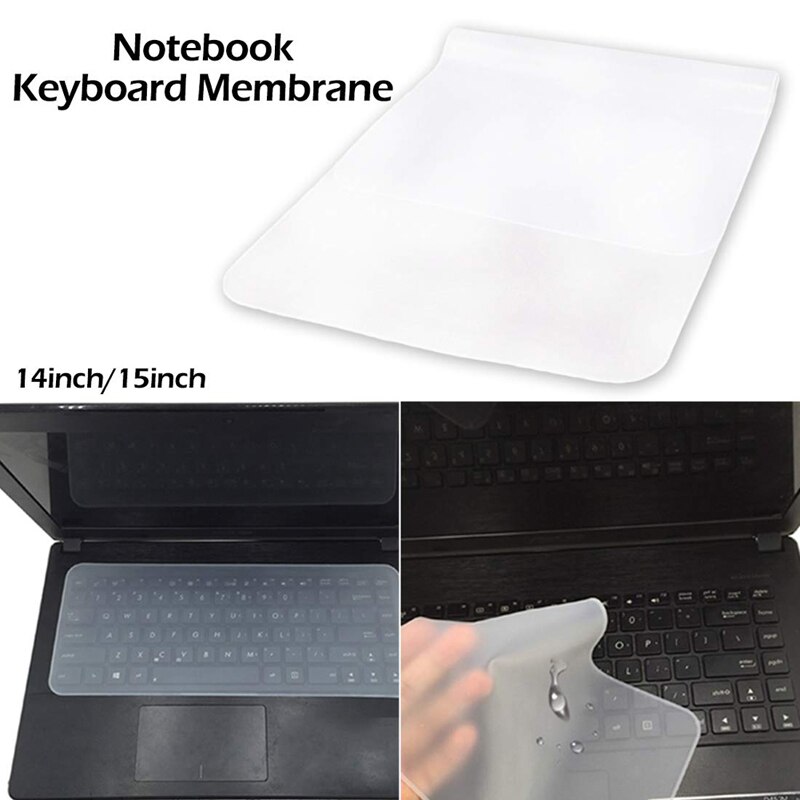 Keyboard Cover Dustproof Protector Keyboard Protective Laptop Film Laptop Cover Keyboard Silicone Waterproof Film 13-17 Notebook